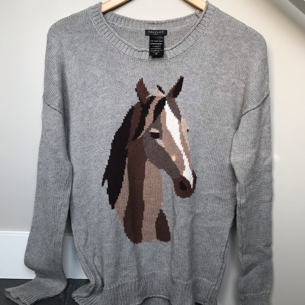 Aritzia | Talula Zev Horse Sweater Size S